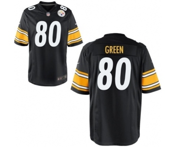 Men's Nike Pittsburgh Steelers #80 Ladarius Green Game Black Team Color NFL Jersey