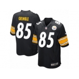 Men's Nike Pittsburgh Steelers #85 Xavier Grimble Game Black Team Color NFL Jersey