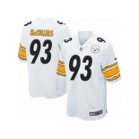 Men's Nike Pittsburgh Steelers #93 Dan McCullers Game White NFL Jersey