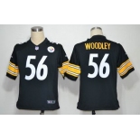 NIKE NFL Jerseys Pittsburgh Steelers 56 LaMarr Woodley black (Game)