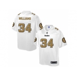 Nike Pittsburgh Steelers #34 DeAngelo Williams White Men's NFL Pro Line Fashion Game Jersey