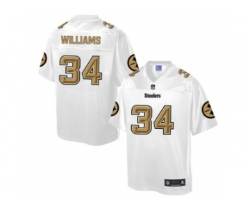 Nike Pittsburgh Steelers #34 DeAngelo Williams White Men's NFL Pro Line Fashion Game Jersey