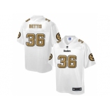 Nike Pittsburgh Steelers #36 Jerome Bettis White Men's NFL Pro Line Fashion Game Jersey