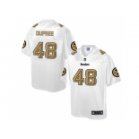 Nike Pittsburgh Steelers #48 Bud Dupree White Men's NFL Pro Line Fashion Game Jersey