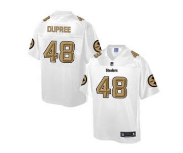 Nike Pittsburgh Steelers #48 Bud Dupree White Men's NFL Pro Line Fashion Game Jersey