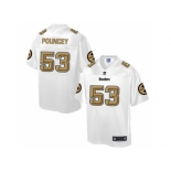 Nike Pittsburgh Steelers #53 Maurkice Pouncey White Men's NFL Pro Line Fashion Game Jersey