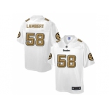 Nike Pittsburgh Steelers #58 Jack Lambert White Men's NFL Pro Line Fashion Game Jersey