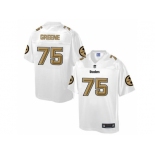 Nike Pittsburgh Steelers #75 Joe Greene White Men's NFL Pro Line Fashion Game Jersey