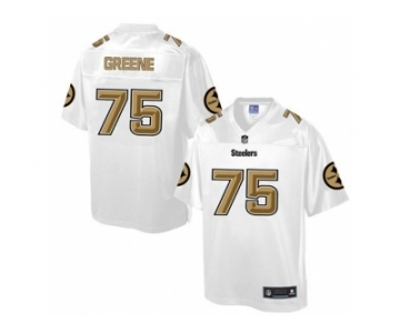 Nike Pittsburgh Steelers #75 Joe Greene White Men's NFL Pro Line Fashion Game Jersey