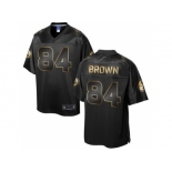 Nike Pittsburgh Steelers #84 Antonio Brown Black Gold Collection Jersey[Game]