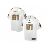 Nike Pittsburgh Steelers #91 Stephon Tuitt White Men's NFL Pro Line Fashion Game Jersey