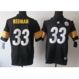 nike nfl jerseys pittsburgh steelers #33 redman black[game]