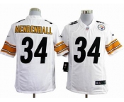 nike nfl jerseys pittsburgh steelers #34 mendenhall white[game]