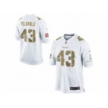 nike nfl jerseys pittsburgh steelers #43 troy polamalu white[nike USA]