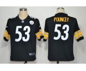 nike nfl jerseys pittsburgh steelers #53 maurkice pouncey black[game]