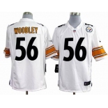 nike nfl jerseys pittsburgh steelers #56 woodley white[game]