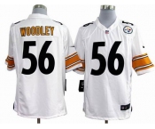 nike nfl jerseys pittsburgh steelers #56 woodley white[game]