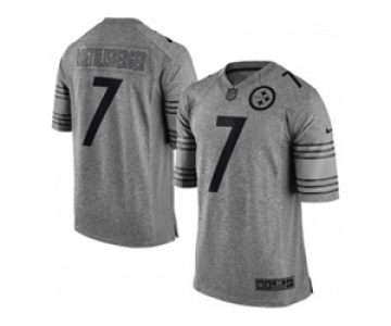 nike nfl jerseys pittsburgh steelers #7 roethlisberger gray[game]