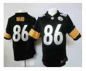 nike nfl jerseys pittsburgh steelers #86 ward black[game]