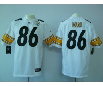 nike nfl jerseys pittsburgh steelers #86 ward white[game]