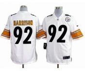 nike nfl jerseys pittsburgh steelers #92 harrison white[game]