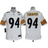 nike nfl jerseys pittsburgh steelers #94 timmons white Game Jerseys