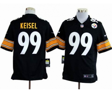 nike nfl jerseys pittsburgh steelers #99 keisel black[game]