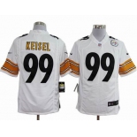 nike nfl jerseys pittsburgh steelers #99 keisel white[game]