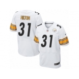 Men Nike Pittsburgh Steelers #31 Mike Hilton Elite White NFL Jersey