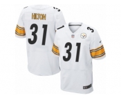 Men Nike Pittsburgh Steelers #31 Mike Hilton Elite White NFL Jersey