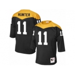 Men's Mitchell and Ness Pittsburgh Steelers #11 Justin Hunter Elite Black 1967 Home Throwback NFL Jersey