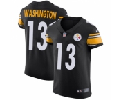 Men's Nike Pittsburgh Steelers #13 James Washington Black Team Color Vapor Untouchable Elite Player NFL Jersey