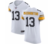 Men's Nike Pittsburgh Steelers #13 James Washington White Vapor Untouchable Elite Player NFL Jersey