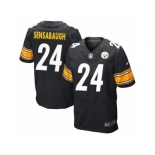 Men's Nike Pittsburgh Steelers #24 Coty Sensabaugh Elite Black Team Color NFL Jersey