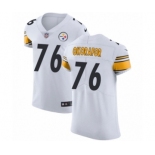 Men's Nike Pittsburgh Steelers #76 Chukwuma Okorafor White Vapor Untouchable Elite Player NFL Jersey