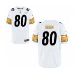 Men's Nike Pittsburgh Steelers #80 Ladarius Green Elite White NFL Jersey