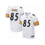 Men's Nike Pittsburgh Steelers #85 Xavier Grimble Elite White NFL Jersey