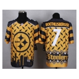 Nike Pittsburgh Steelers #7 Ben Roethlisberger Jerseys[Style Noble Fashion Elite]