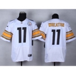 nike nfl jerseys pittsburgh steelers #11 wheaton white[Elite]