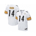 nike nfl jerseys pittsburgh steelers #14 sammie coates white[Elite]