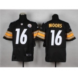 nike nfl jerseys pittsburgh steelers #16 moore black[Elite]