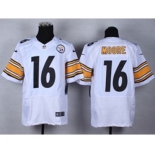 nike nfl jerseys pittsburgh steelers #16 moore white[Elite]