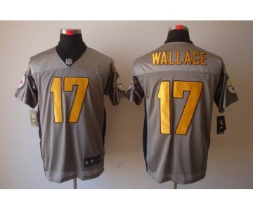 nike nfl jerseys pittsburgh steelers #17 wallace grey[Elite shadow]