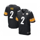 nike nfl jerseys pittsburgh steelers #2 vick black[Elite]