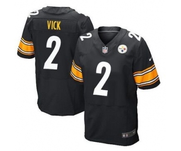 nike nfl jerseys pittsburgh steelers #2 vick black[Elite]