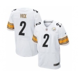 nike nfl jerseys pittsburgh steelers #2 vick white[Elite]