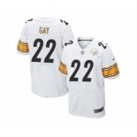 nike nfl jerseys pittsburgh steelers #22 william gay white(Elite)