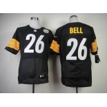 nike nfl jerseys pittsburgh steelers #26 bell black[Elite]