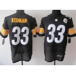 nike nfl jerseys pittsburgh steelers #33 redman black[Elite]