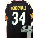 nike nfl jerseys pittsburgh steelers #34 mendenhall black[Elite signature]